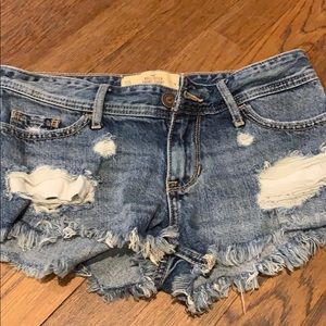 Hollister cutoff Jean shorts size 23